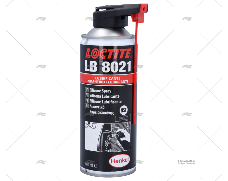 LUBRIFICANTE 8021 SILICONE 400ml SPRAY LOCTITE