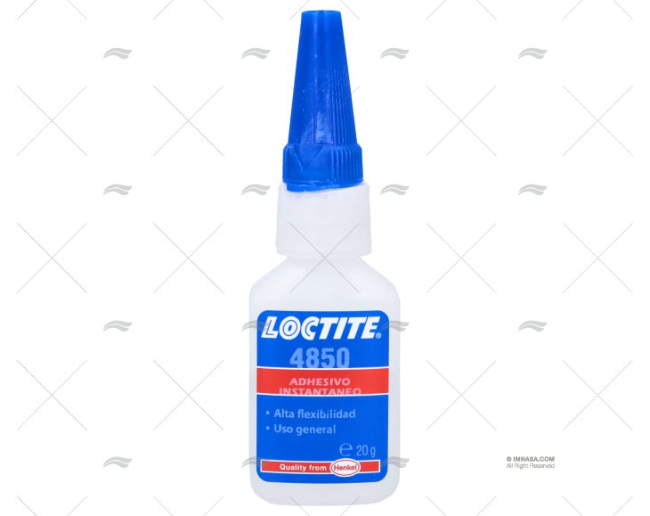 ADESIVO 4850 FLEXÍVEL (BOTE AUXILIAR)   20gr LOCTITE