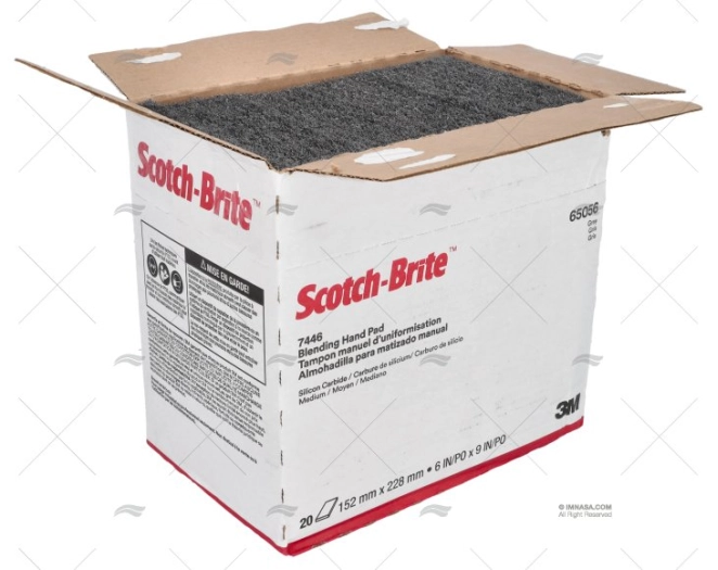 FOLHAS 7446SCOTCH-BRITE 158x224mm 20U 3M