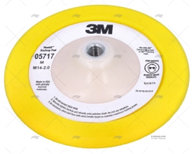 SUPORTE HOOKIT PARA BOINA ROSCA 14mm 3M