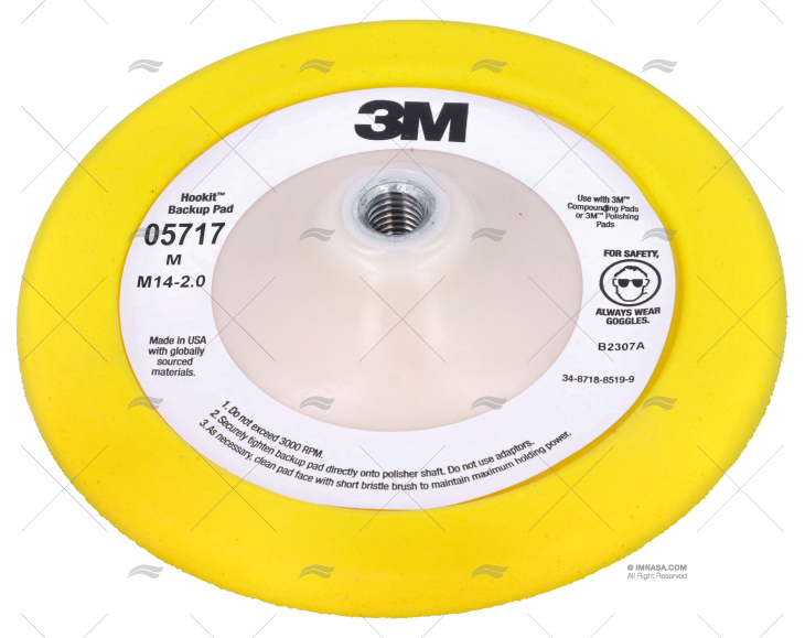 SUPPORTO HOOKIT PER BASCO FILETTATURA 14mm 3M