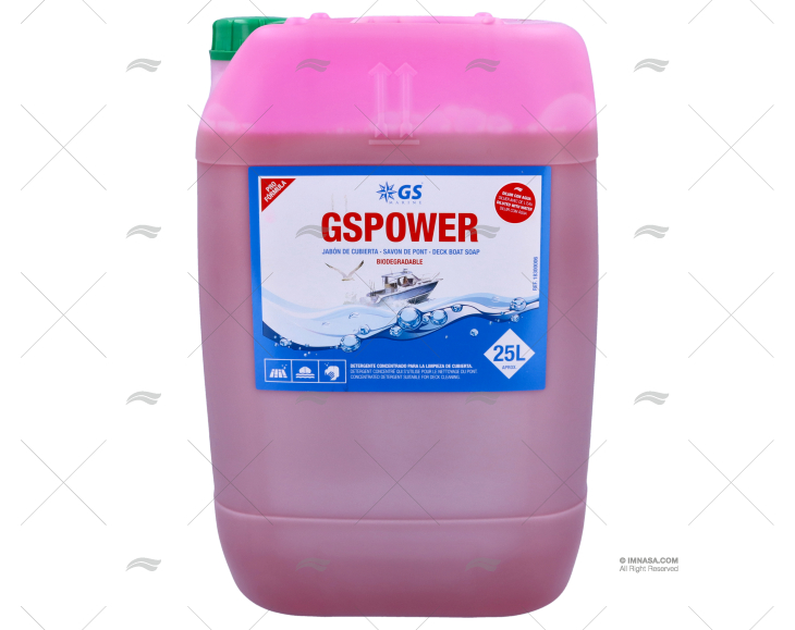 SABÃO ECOCLEAN CONVÉS 25L ROSA GS CONVÉS IMNASA