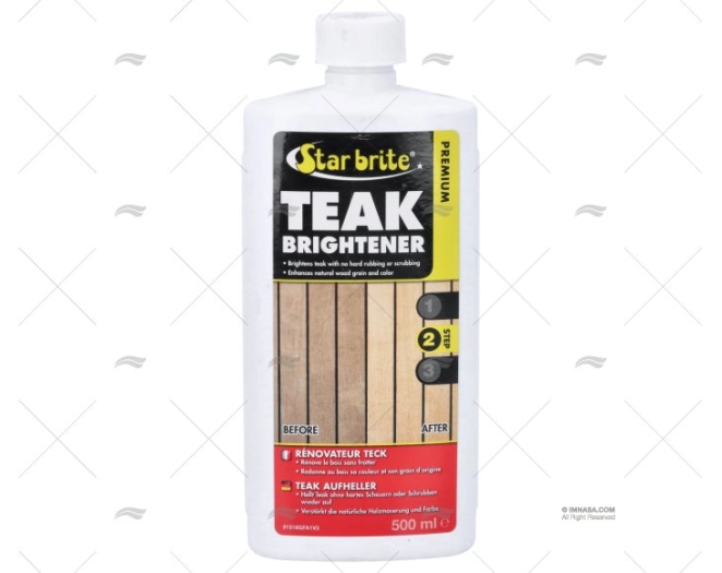ABRILHANTADOR TECA 0,5L STAR BRITE