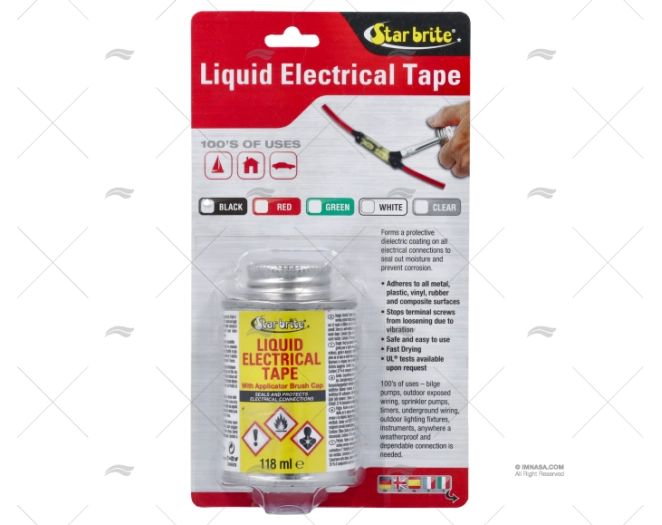 LIQUIDO ISOLANTE ELETTRICO NERO 118 ml STAR BRITE