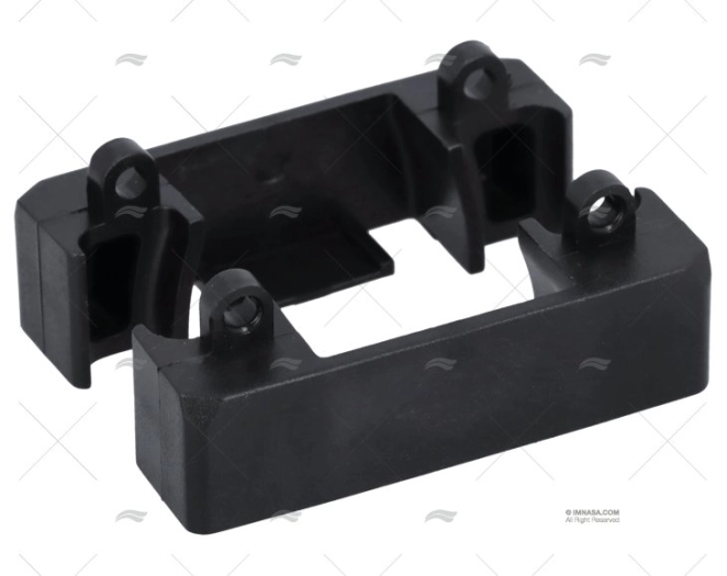 TAPA TERMINAL RAIL BEAM T-2 NEGRA LEWMAR
