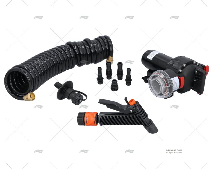 KIT LAVAGGIO CON POMPA 12V 19L/M 5 BAR JOHNSON - SPX