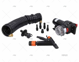 KIT DE LAVAGEM COM BALDE 24V COM BOMBA 19L/M 3 BARES JOHNSON - SPX
