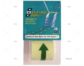 EXIT TAPE WITH ARROWS 50mm/10M PSP TAPES