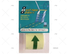 EXIT TAPE WITH ARROWS 50mm/10M