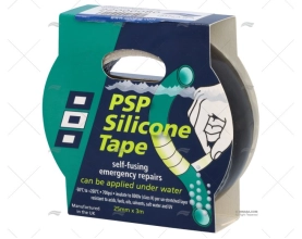 CINTA SILICONE PRETA 25mmx3m PSP TAPES