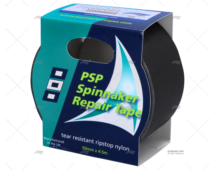 CINTA REP. VELAS SPI PRETA 50mm/4,5m PSP TAPES