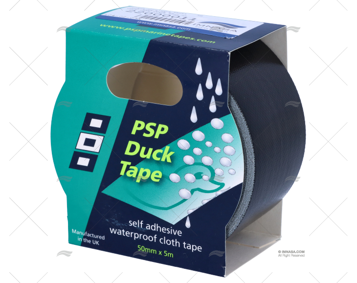 CINTA AMERICANA 50mmx 5m PRETA PSP TAPES