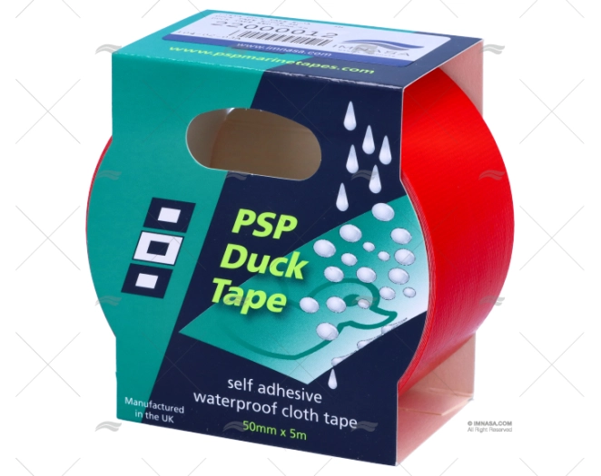 NASTRO TELATO 50mmx 5m ROSSO PSP TAPES