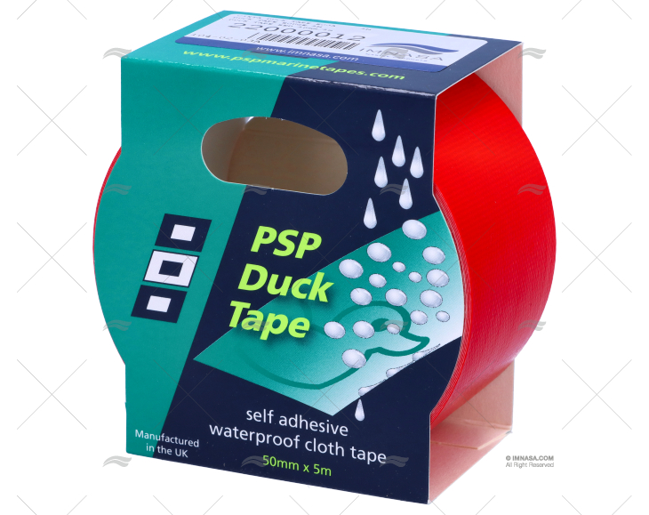 CINTA AMERICANA 50mmx 5m VERMELHA PSP TAPES