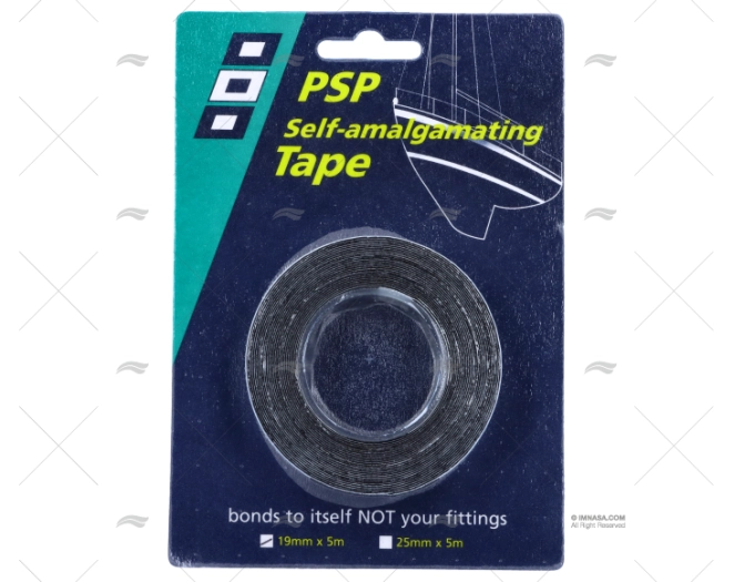 NASTRO AUTOADESIVO STAGNO NERO 19mm 5m PSP TAPES