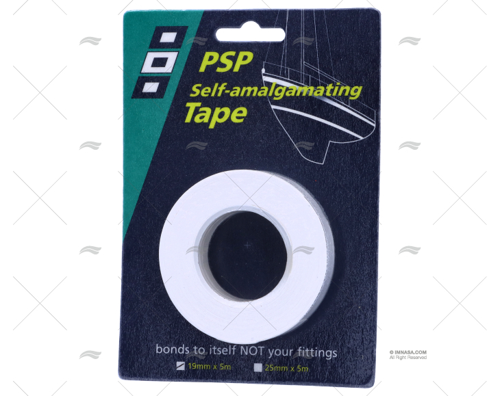 CINTA AUTOADESIVA BRANCA 19mm 5m PSP TAPES