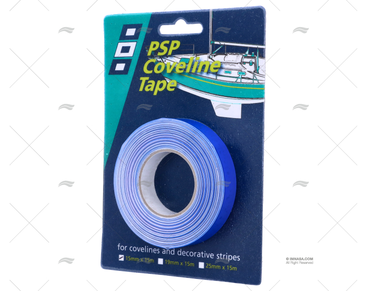 NASTRO DECOR. COVELINE MID BLUE  15mm 15m PSP TAPES