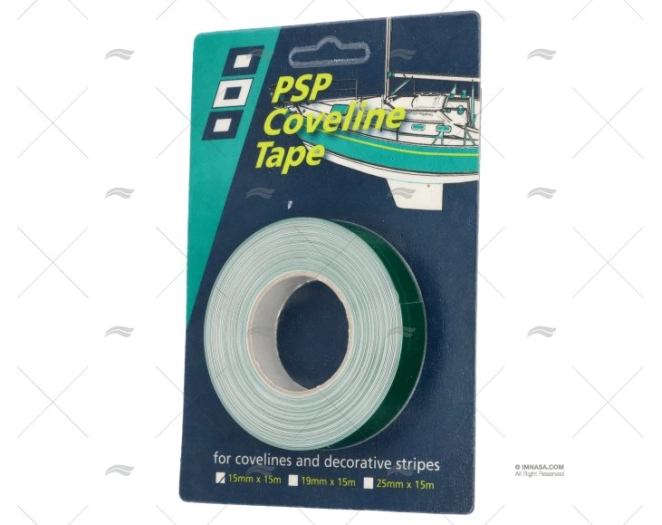 DECOR STRIPING TAPE COVELINE GREEN 15mm PSP TAPES