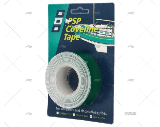 DECOR STRIPING TAPE COVELINE GREEN 25mm PSP TAPES