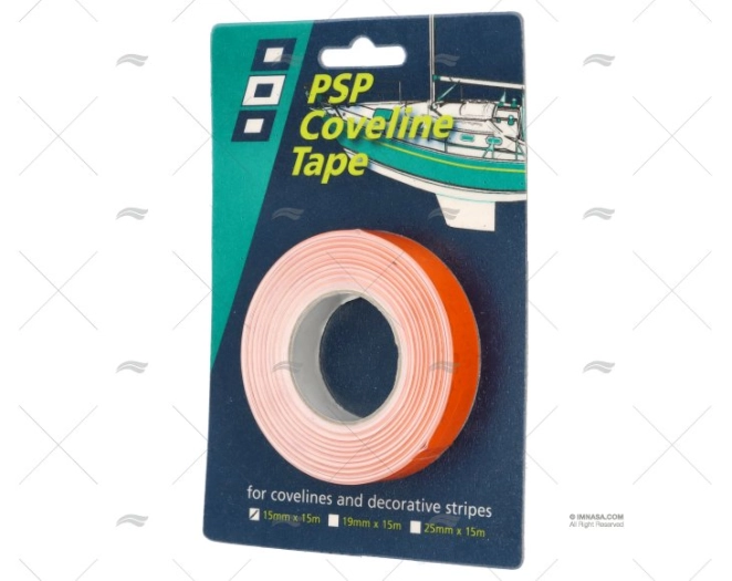 CINTA DECOR. COVELINE LARANJA   15mm 15m PSP TAPES