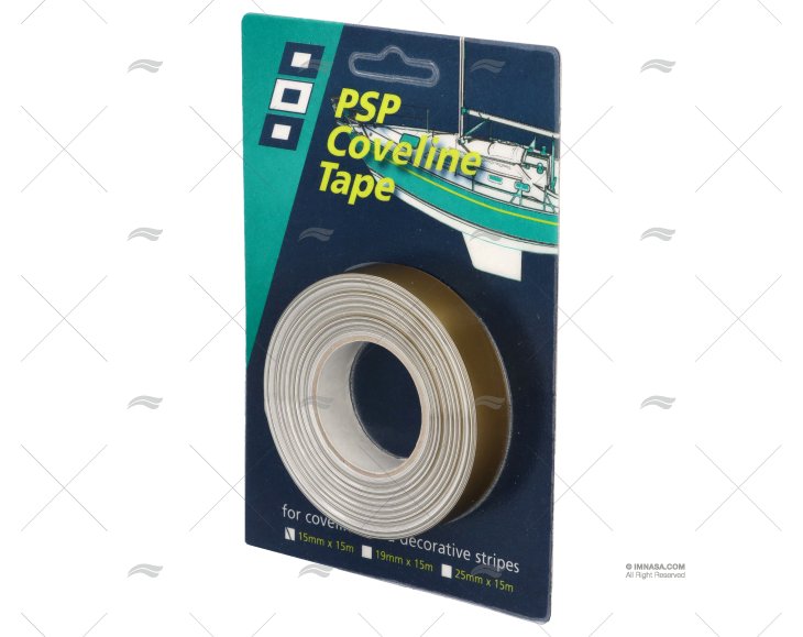 NASTRO DECOR. COVELINE ORO       15mm 15m PSP TAPES