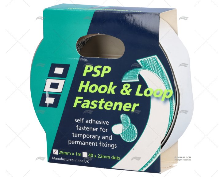 NASTRO VELCRO NERO 25mm/1m PSP TAPES