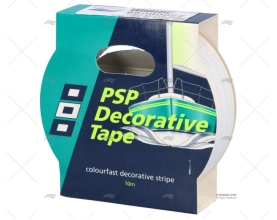 BANDA ADESIVO 19mm BRANCA STRIPE PSP TAPES