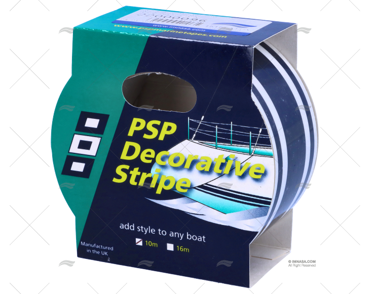 STRIPING TAPE BLUE/WHITE PSP TAPES