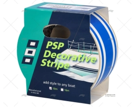 STRIPING TAPE BLUE/WHITE PSP TAPES