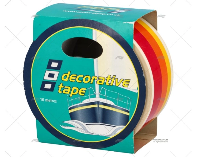 STRIPING TAPE RED/ORANGE/YLLOW 50mmx10m PSP TAPES