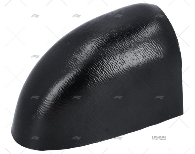 TERMINALE PROFILO 40mm R40-L35 PVC NERO TESSILMARE