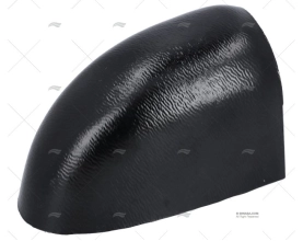 TERMINALE PROFILO 40mm R40-L35 PVC NERO TESSILMARE