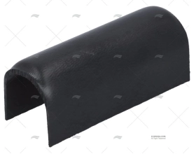 TAMPA PERFIL 40mm R40-L35 PVC PRETO TESSILMARE