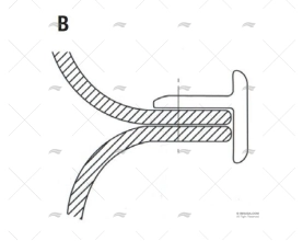 SUPPORTO PROFILO PVC T 18 PER L 35 24m TESSILMARE