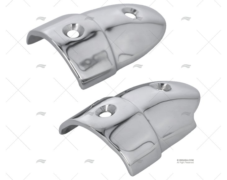 TERMINALE PROFILO 25mm SPHAERA INOX (2pz.) TESSILMARE