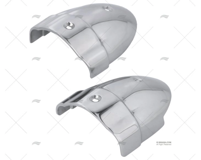 TERMINALE PROFILO 50mm SPHAERA INOX 2Pz. TESSILMARE