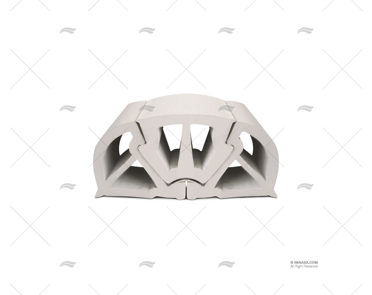 PERFIL PVC DEFESA H 100 BRANCO 12m TESSILMARE