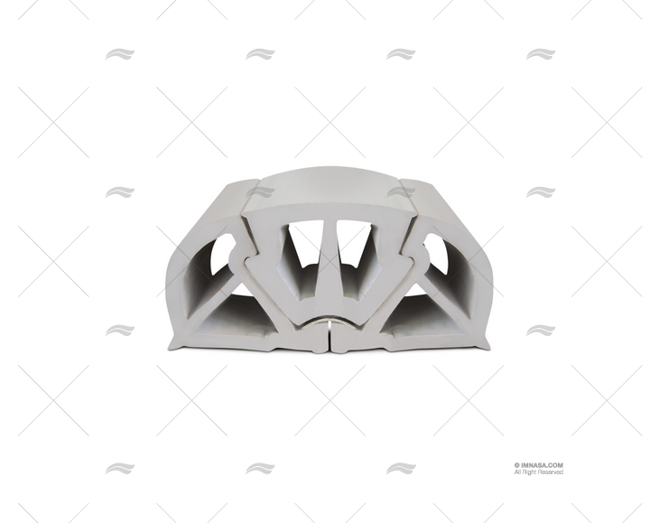 PERFIL PVC DEFENSA H 100 CINZA 12m TESSILMARE
