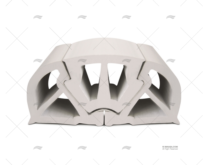 PERFIL PVC DEFENSA H 160 BRANCO 12m TESSILMARE