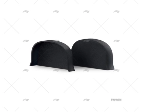 TERMINALE H100 PARABORDO PVC NERO TESSILMARE
