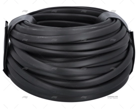 PROFILO PVC 18mm PARACOLPI. NERO PxM