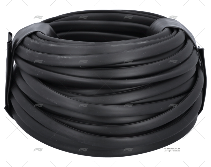 PROFILO PVC 18mm PARACOLPI. NERO PxM