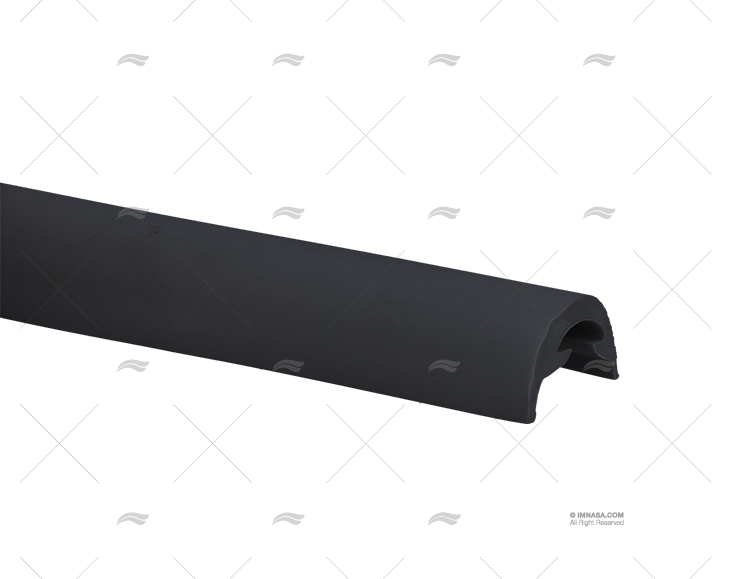 PROFILO PVC RADIALE R 40 NERO 24m TESSILMARE