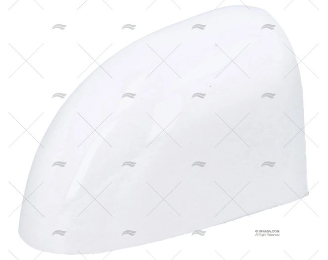 TERMINAL PERFIL 40mm R40-L35 PVC BRANCO TESSILMARE