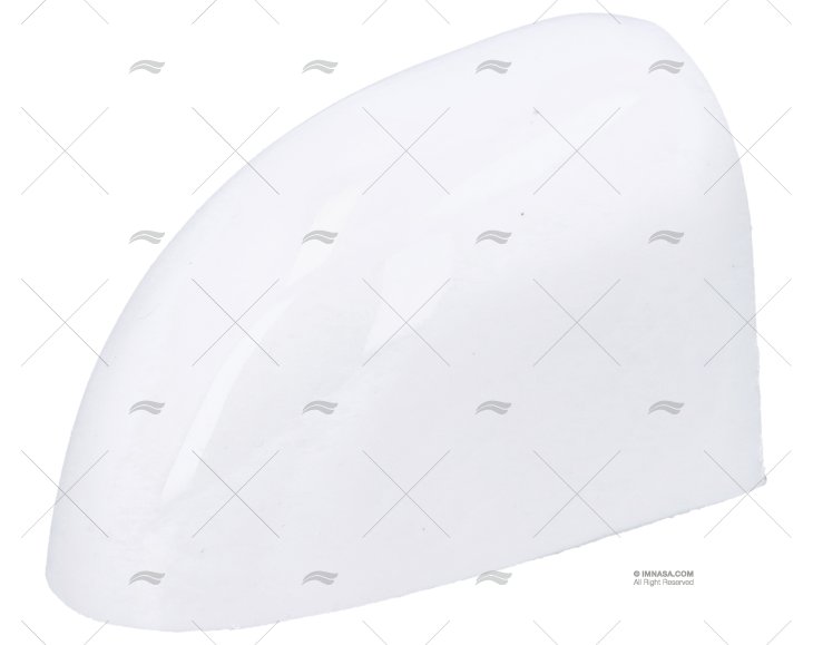TERMINALE PROFILO 40mm R40-L35 PVC BIANCO TESSILMARE