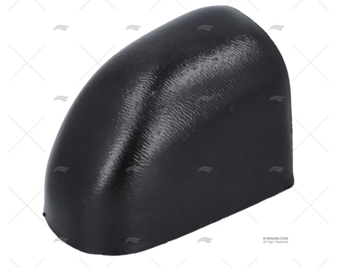 TERMINALE PROFILO 45mm L45 PVC NERO TESSILMARE