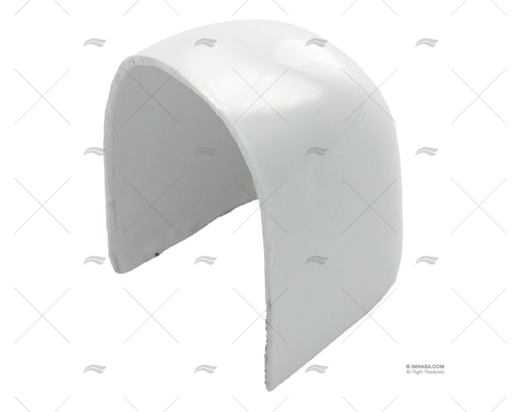 TERMINALE PROFILO 45mm L45 PVC BIANCO TESSILMARE