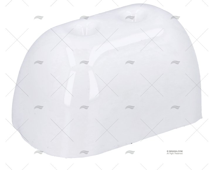 TERMINAL PERFIL R52/R65mm PVC BRANCO TESSILMARE