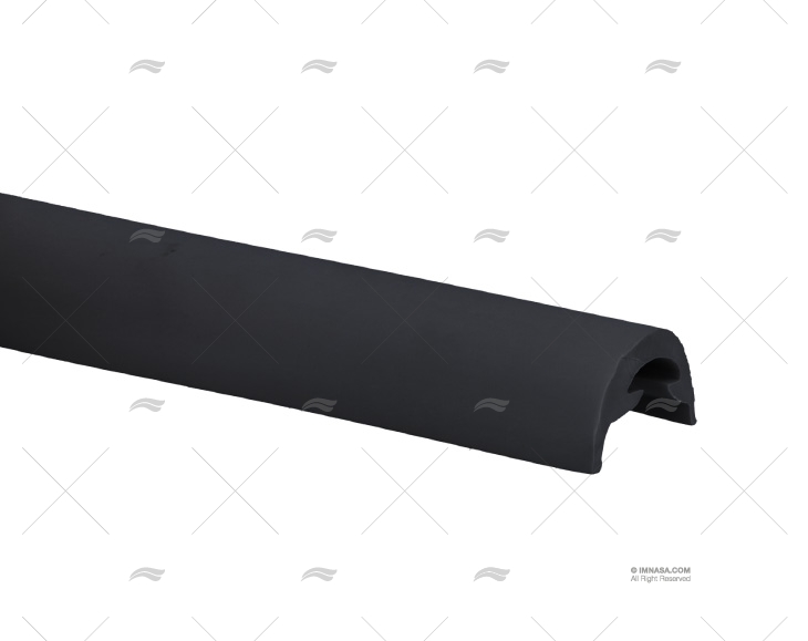 PROFILO PVC RADIALE R 65 NERO 24m TESSILMARE