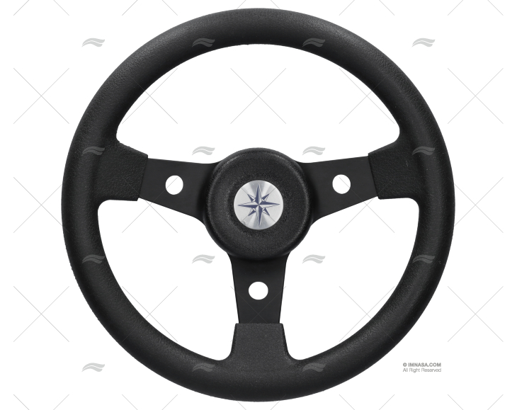VOLANTE 310mm DELFINO   PRETO  P675 VOLANTI LUISI